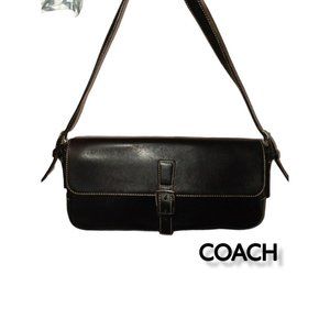 Vintage  small coach shoulder bag black rare bag